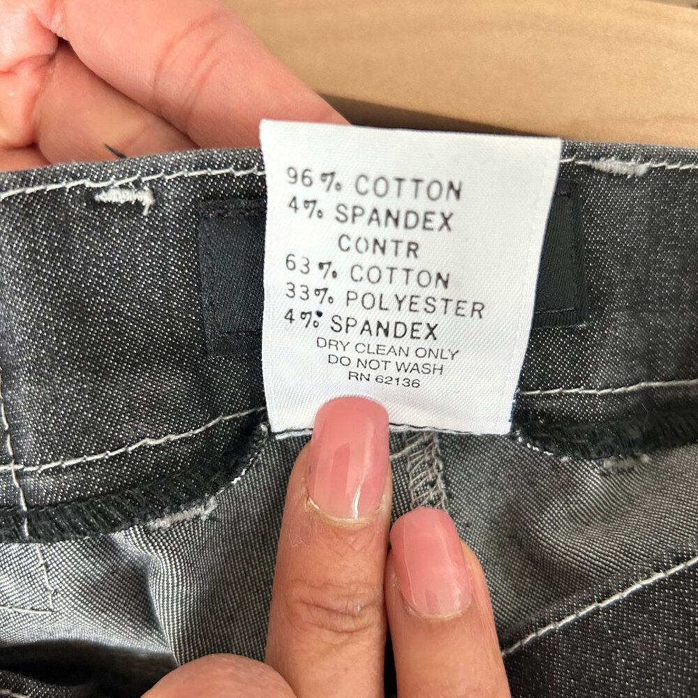 Vintage Guess USA Snake Print Coated Straight Jeans Women 24 - Picture 6 of 9